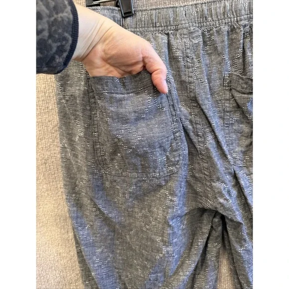 Patagonia Island Hemp Blend Jogger Pants Women Sz L Coastal Comfort Light Weight - Picture 12 of 14